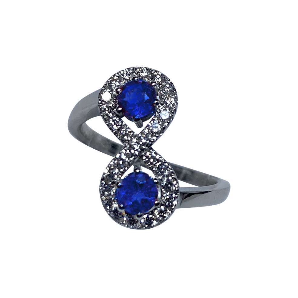 Anello Infinity Iolite immagine 1